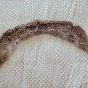 Genuine fur collar